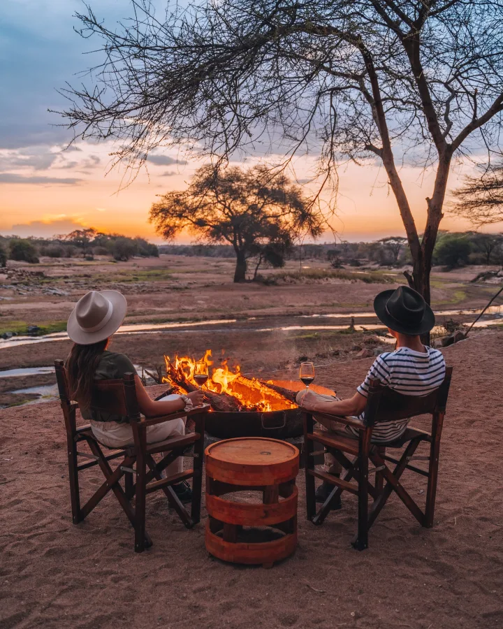 Exterior of Asanja Ndembo in Ruaha National Park