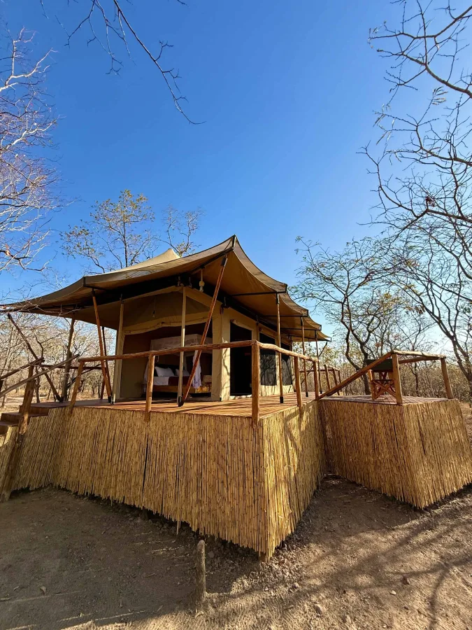 Exterior of Camp Lilac Mikumi in Mikumi, Tanzania