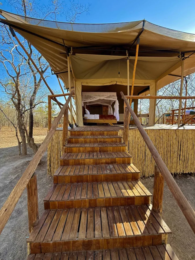 Exterior of Camp Lilac Mikumi in Mikumi, Tanzania