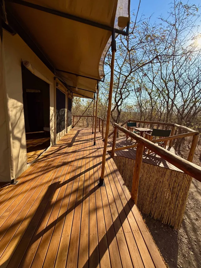 Exterior of Camp Lilac Mikumi in Mikumi, Tanzania