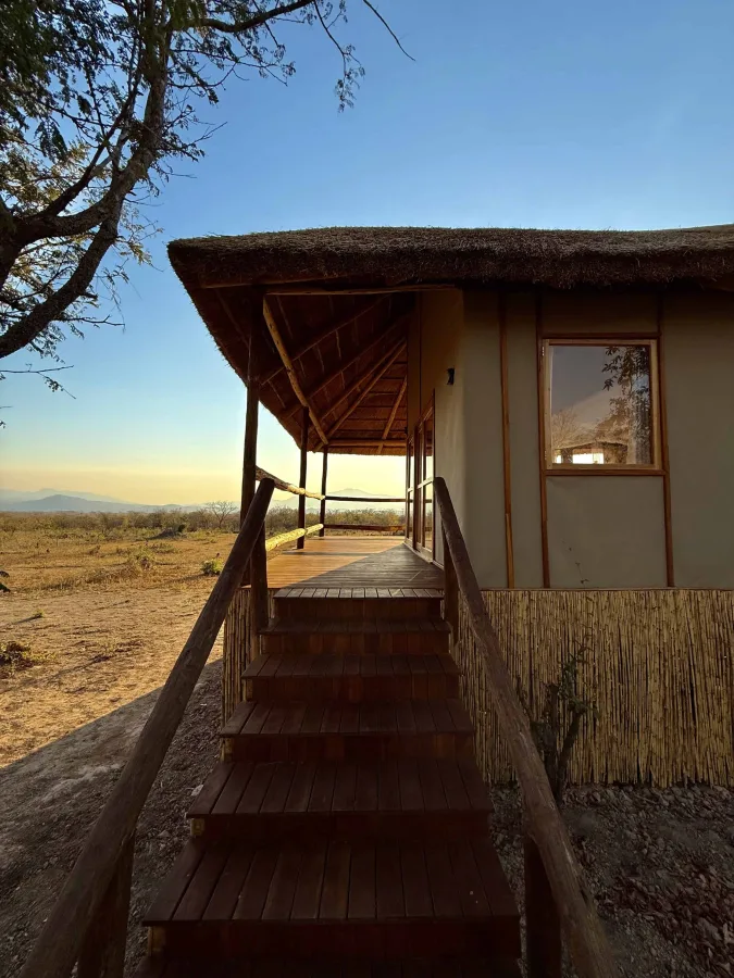 Exterior of Camp Lilac Mikumi in Mikumi, Tanzania