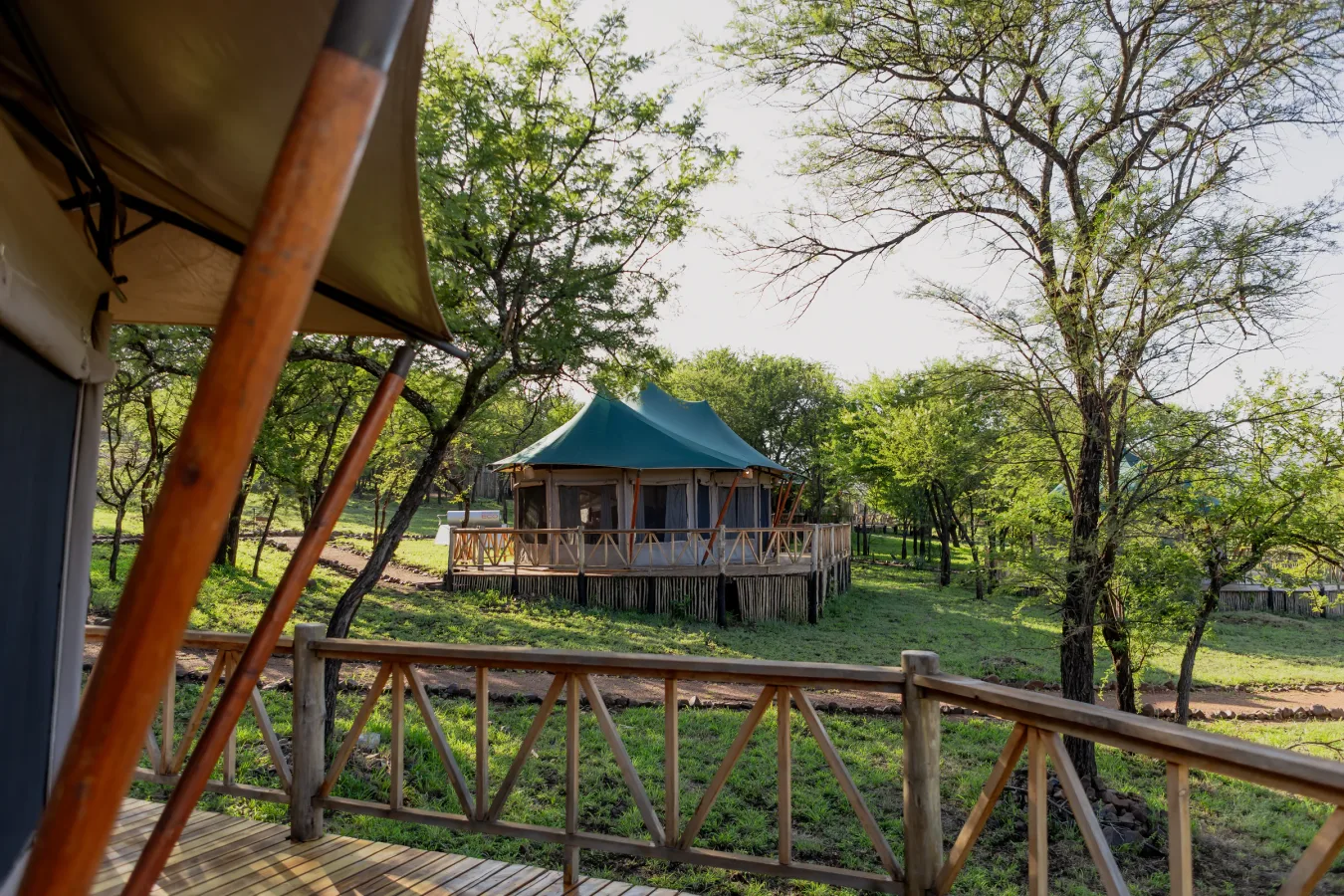 Exterior of Enkirari Wilderness Camp in Central Serengeti