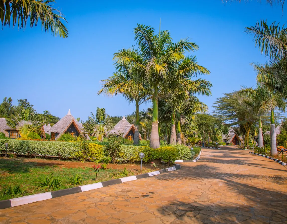 Exterior of Farm of Dreams Lodge in Karatu