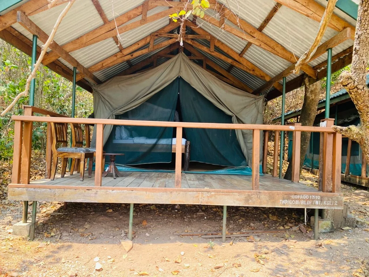 Exterior of the Gombe Special Tents in Gombe Stream National Park
