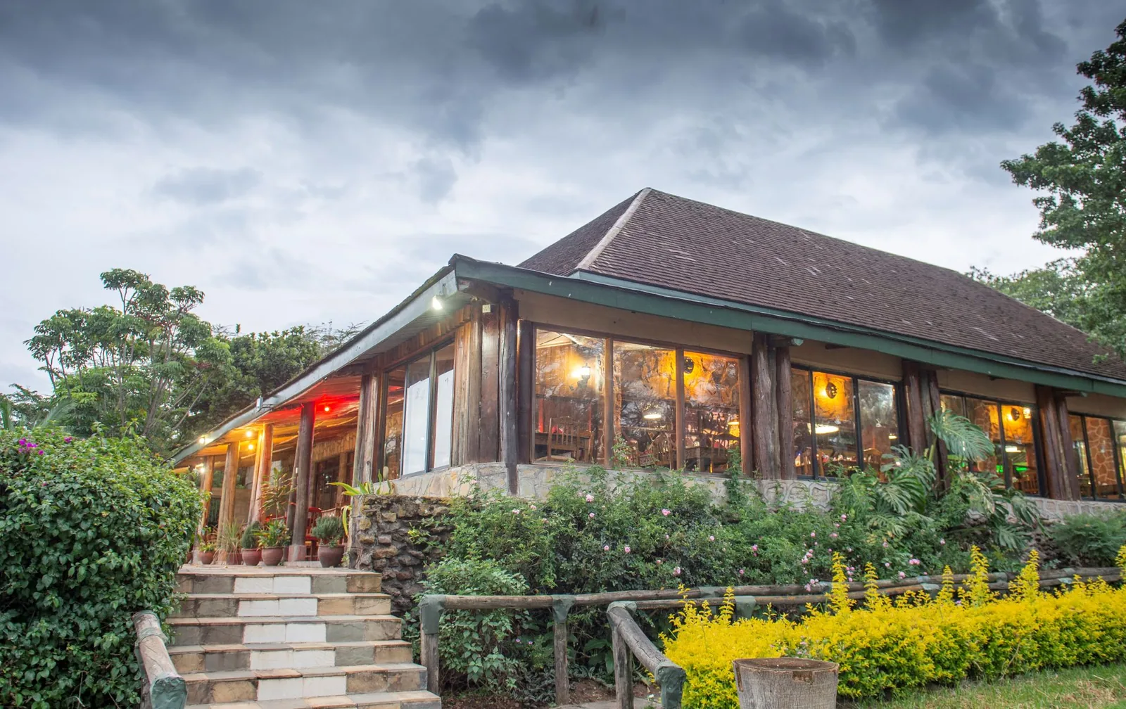 Lake Nakuru Lodge exterior