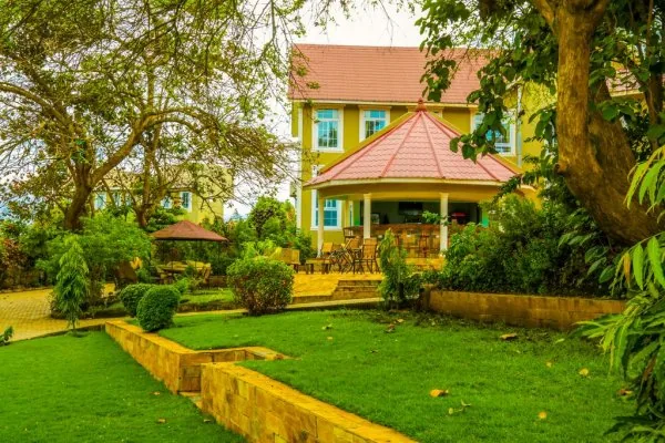 Masailand Safari Lodge exterior in Arusha