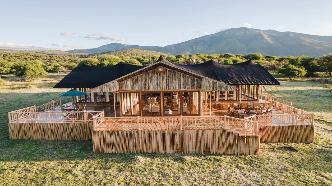 Exterior of Naserian Safari Camp in Ngorongoro Conservation Area