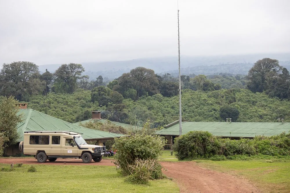 Exterior of Ngorongoro Rhino Lodge in Ngorongoro Conservation Area