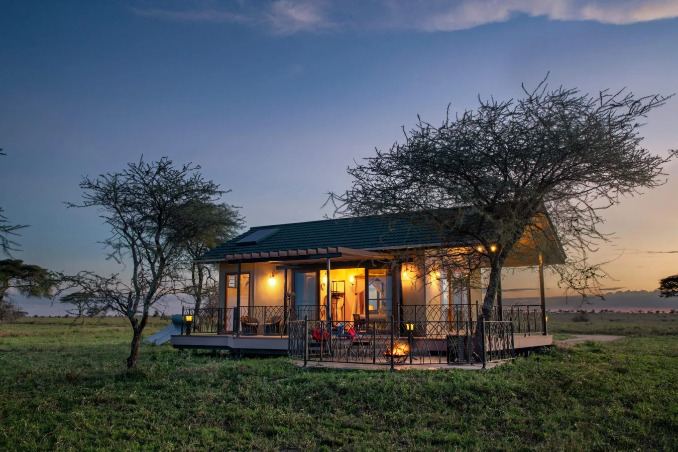 Exterior of Serengeti Sametu Camp in Ngarenanyuki, Central Serengeti
