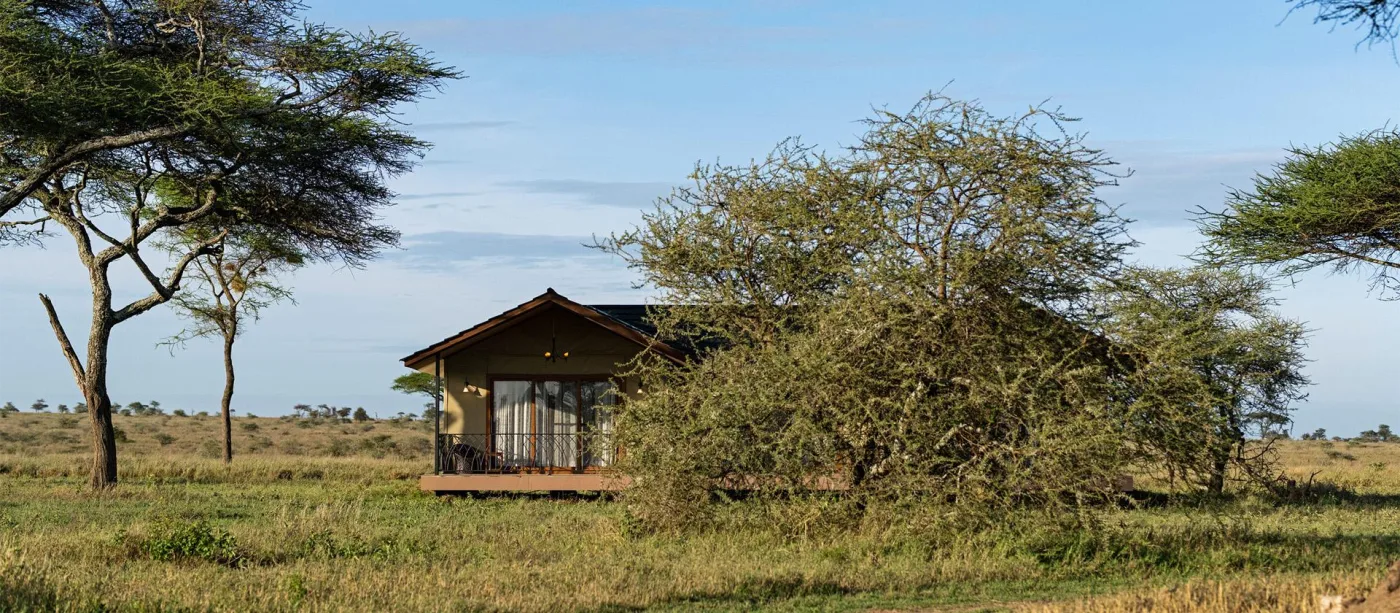 Exterior of Serengeti Sametu Camp in Ngarenanyuki, Central Serengeti