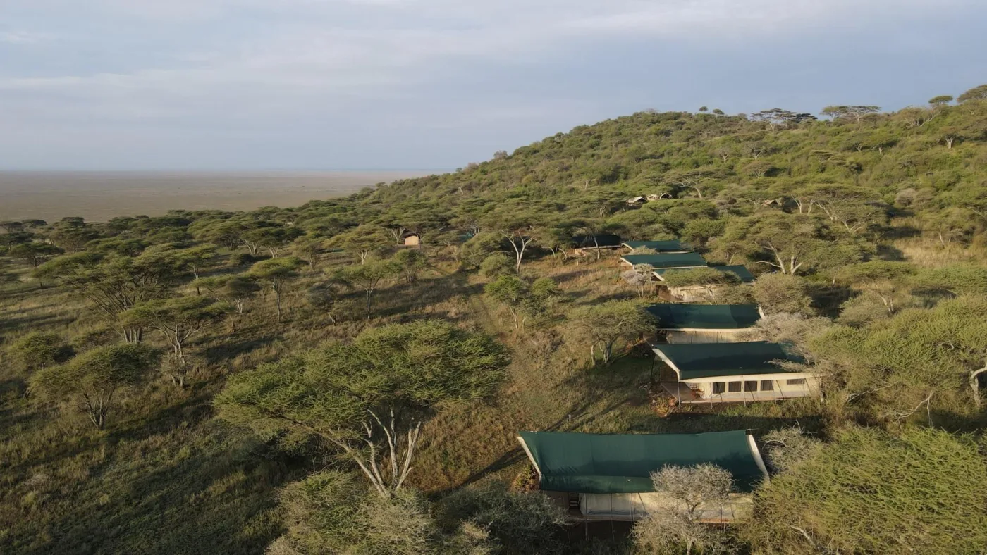 Exterior of Serengeti Woodlands Camp in Naabi Hill, Southern Serengeti