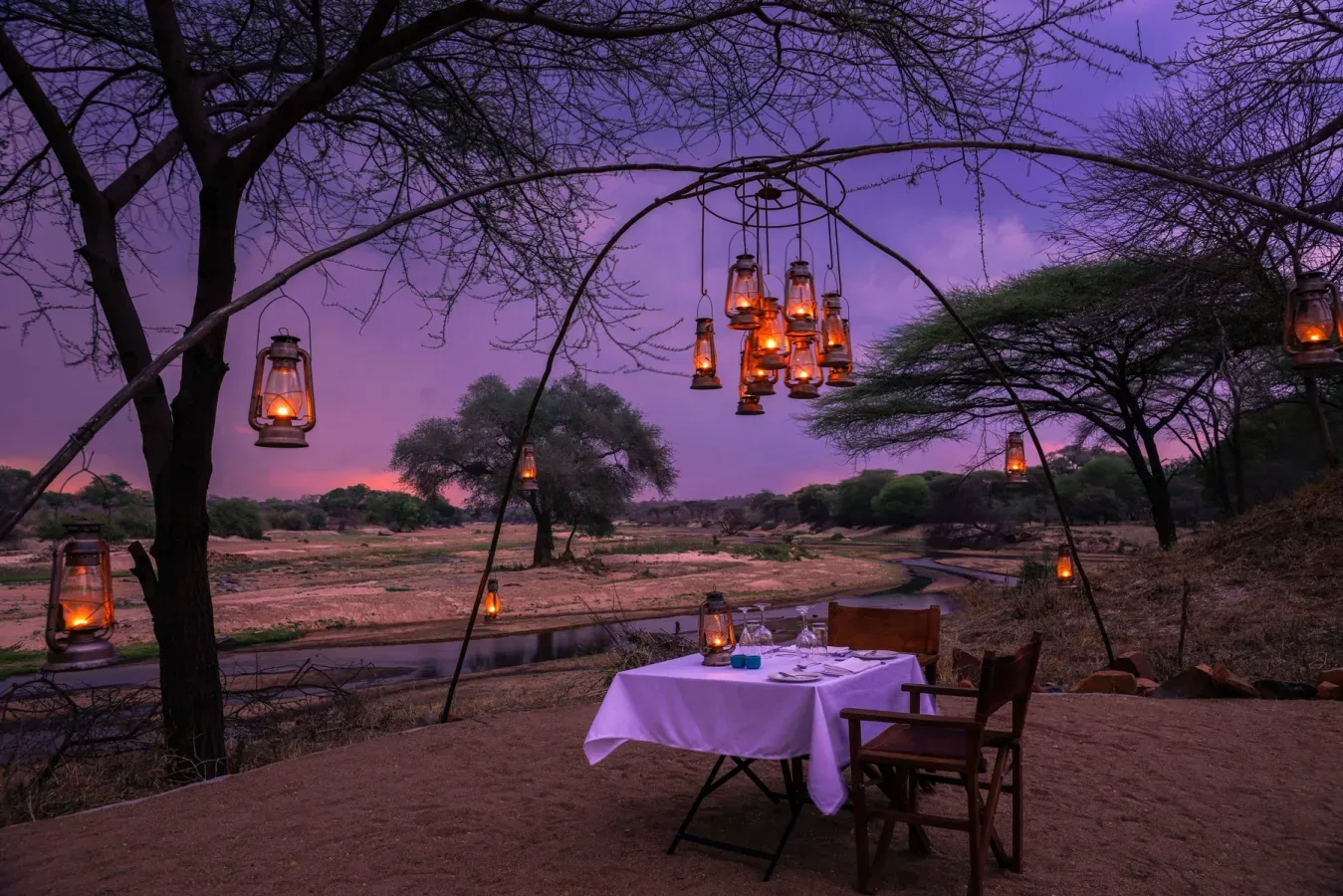 View of Asanja Ndembo in Ruaha National Park
