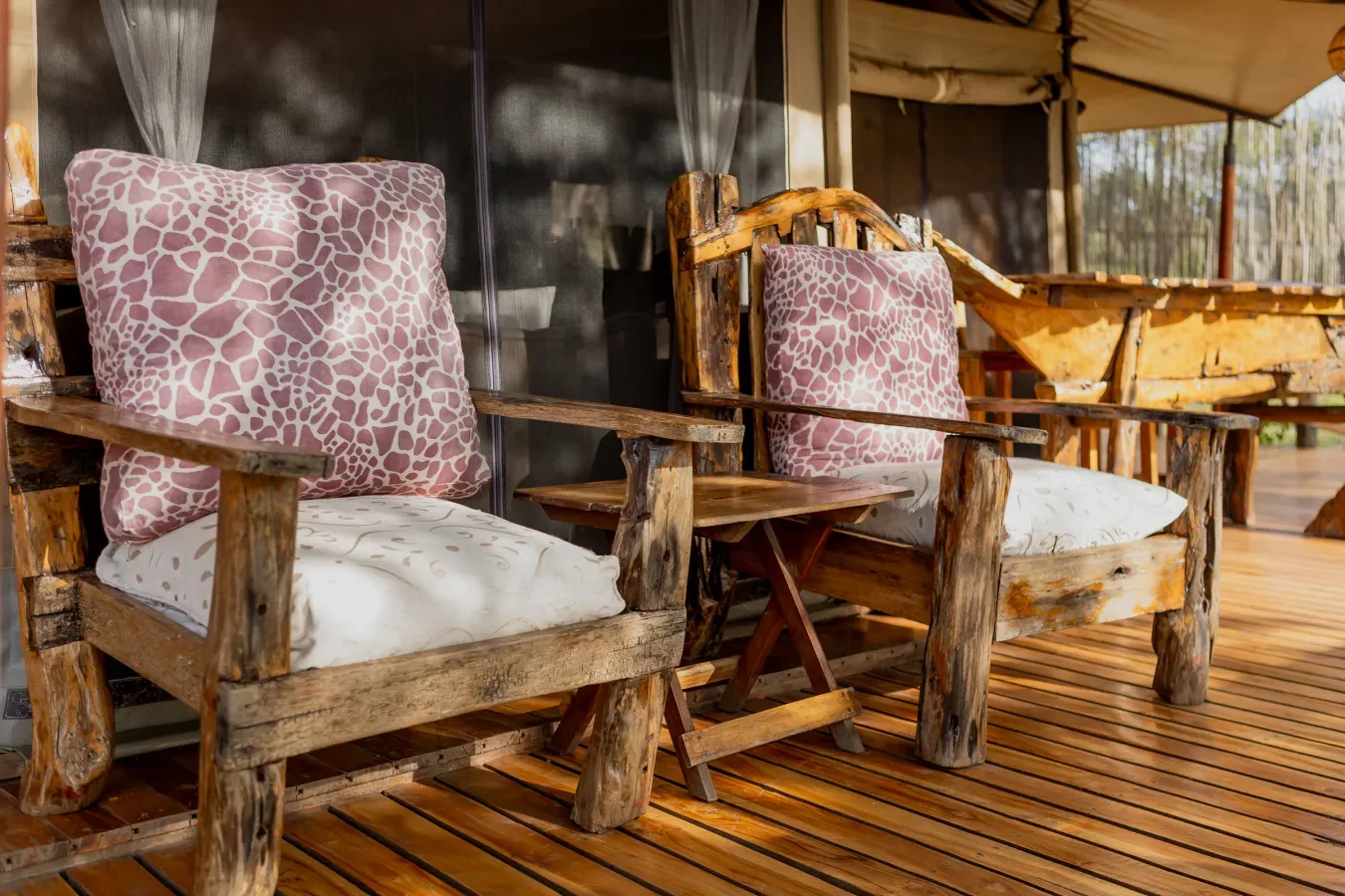 View of Enkirari Wilderness Camp in Central Serengeti