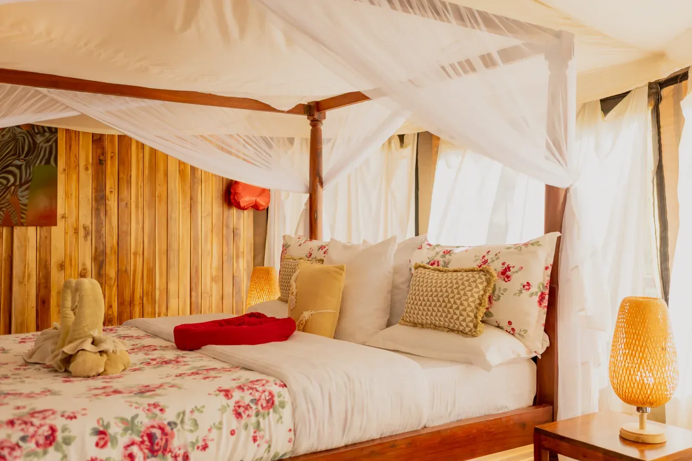 View of Enkirari Wilderness Camp in Central Serengeti