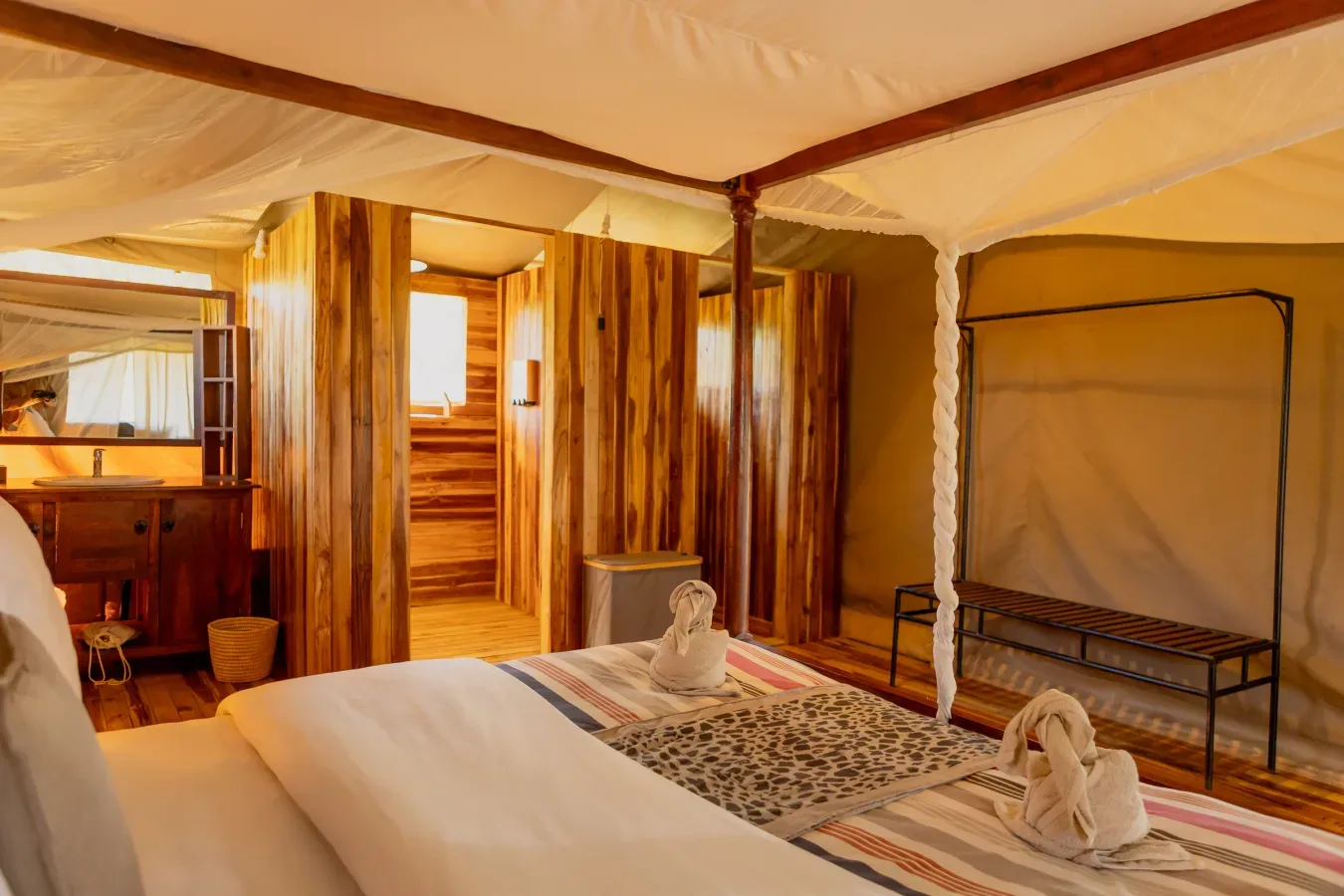 View of Enkirari Wilderness Camp in Central Serengeti