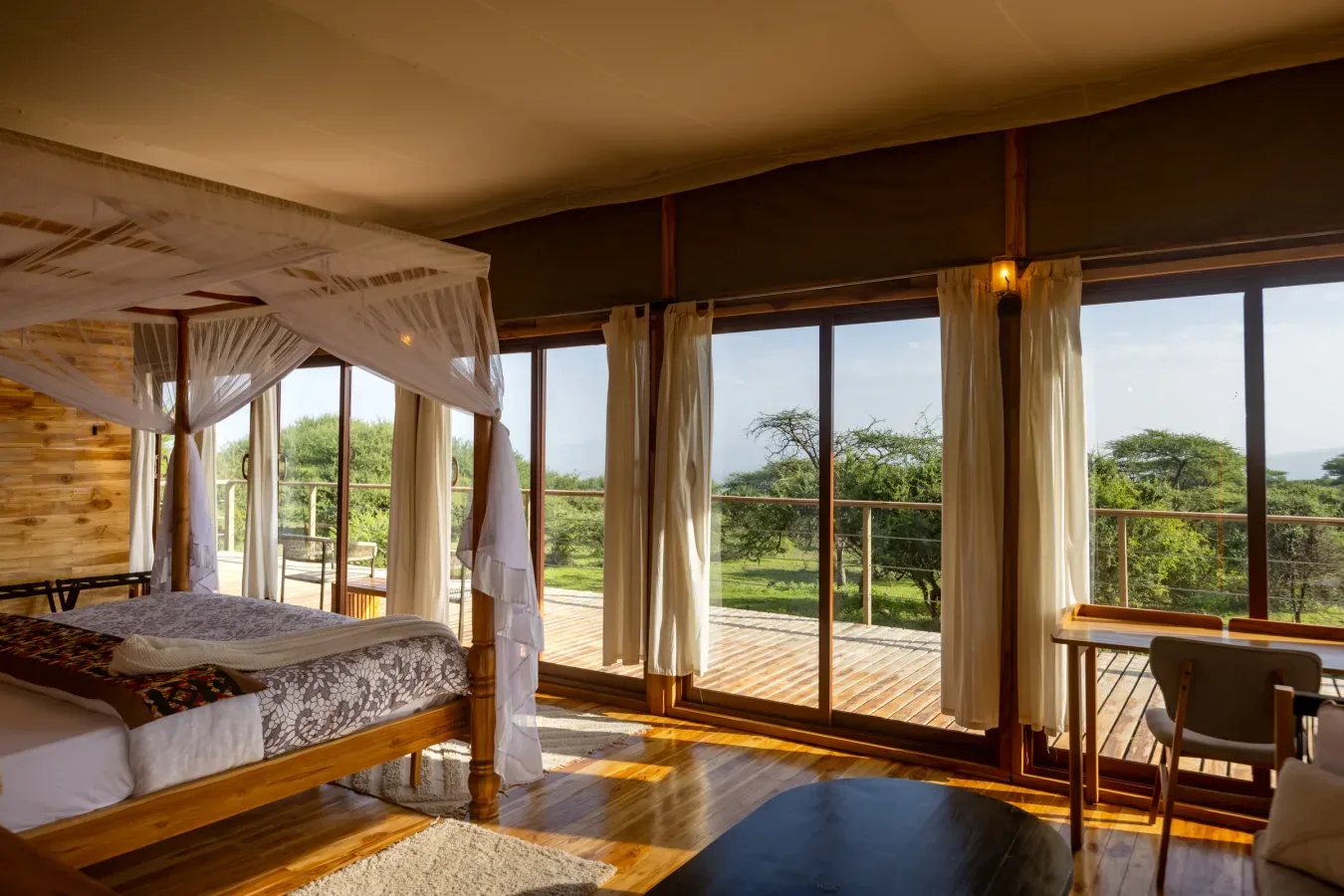 View of Naserian Safari Camp in Ngorongoro Conservation Area