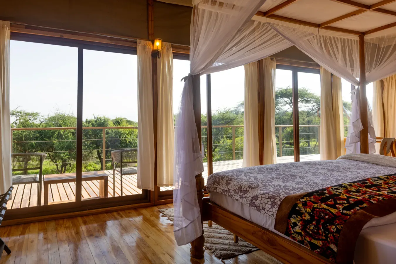 View of Naserian Safari Camp in Ngorongoro Conservation Area