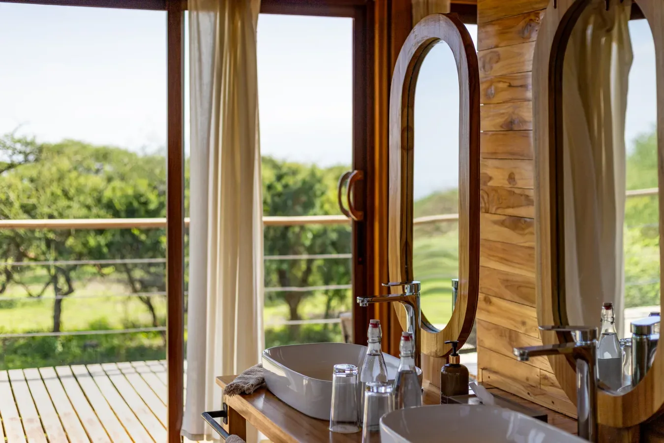 View of Naserian Safari Camp in Ngorongoro Conservation Area