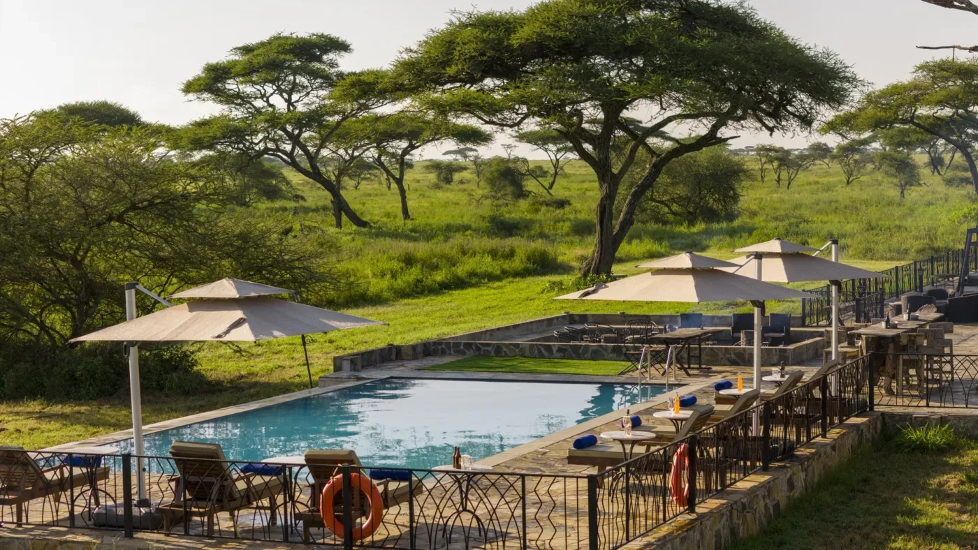 View of Serengeti Sametu Camp in Ngarenanyuki, Central Serengeti