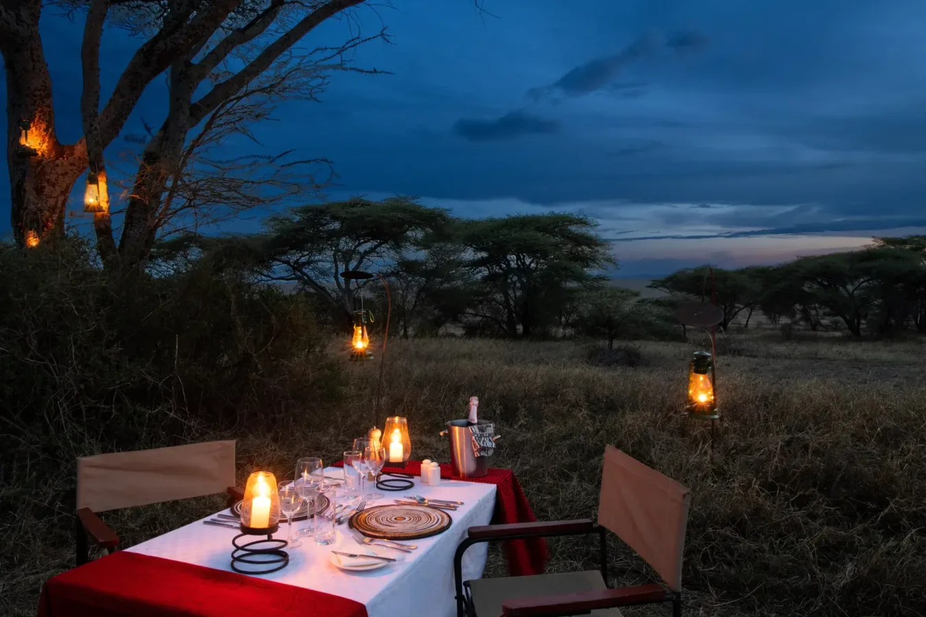 View of Serengeti Woodlands Camp in Naabi Hill, Southern Serengeti