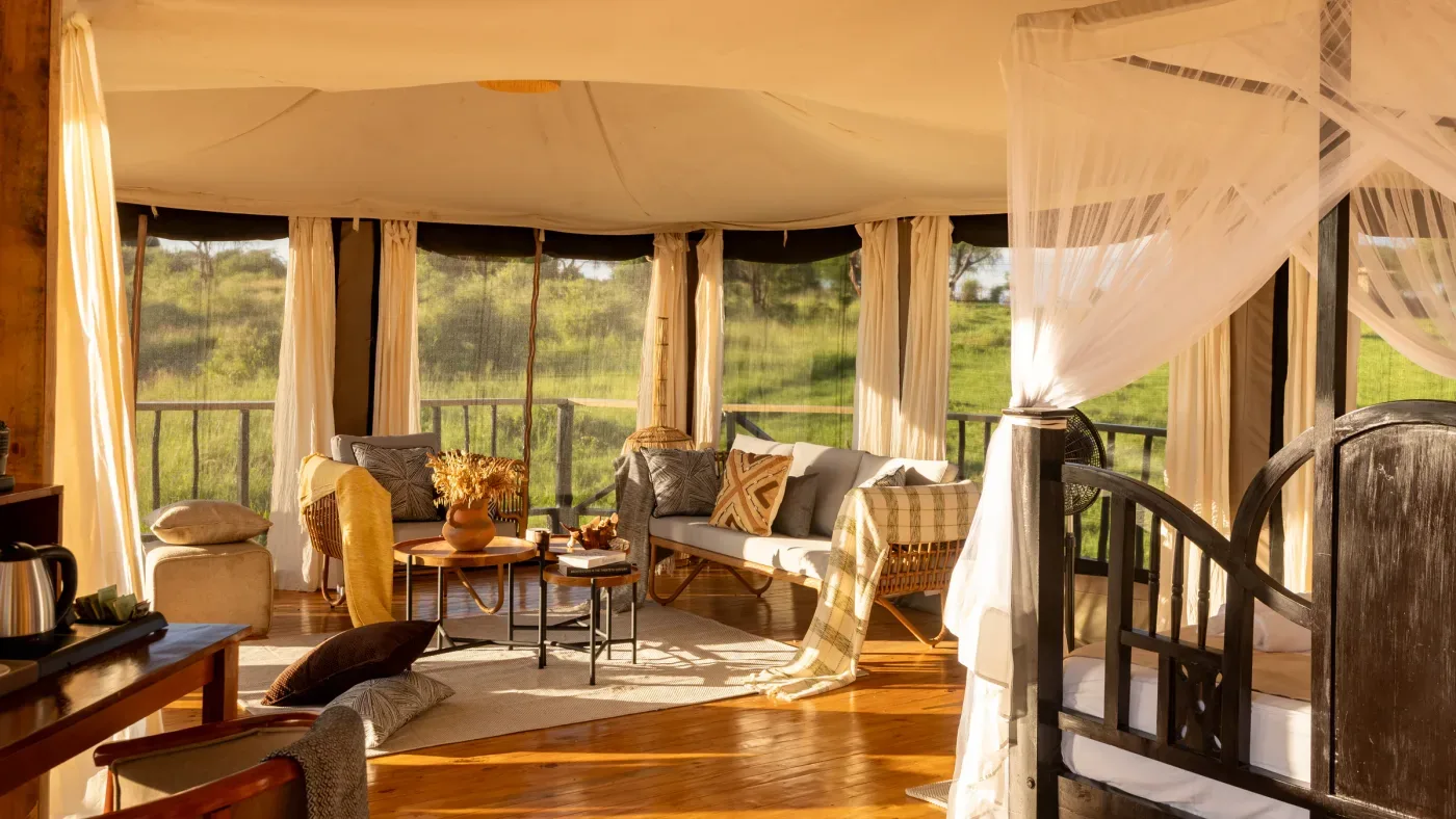 View of Serian Tarangire Camp in Tarangire National Park