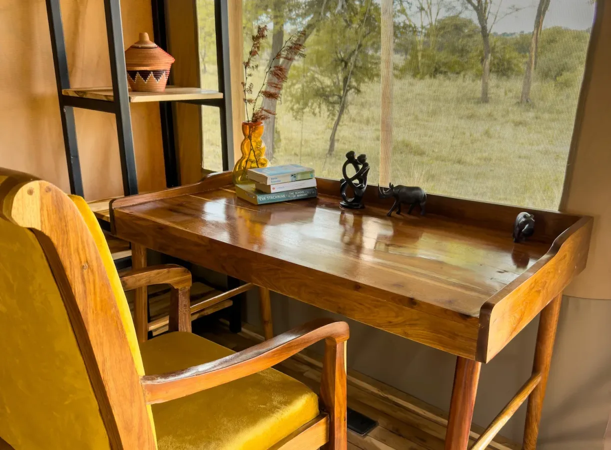 View of Tukaone Tented Camp in Central Serengeti