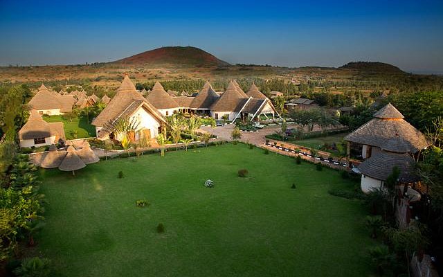 Farm of Dreams Lodge exterior in Karatu