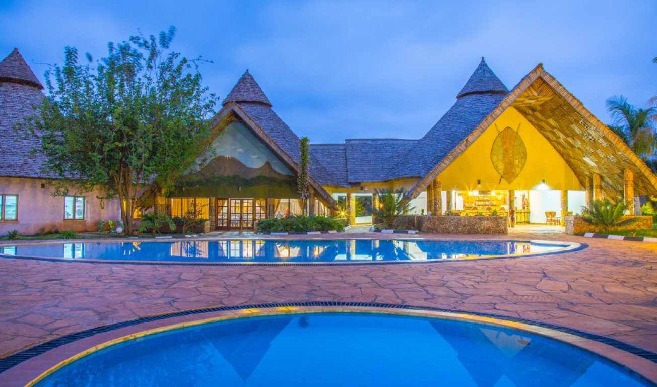 Farm of Dreams Lodge exterior in Karatu