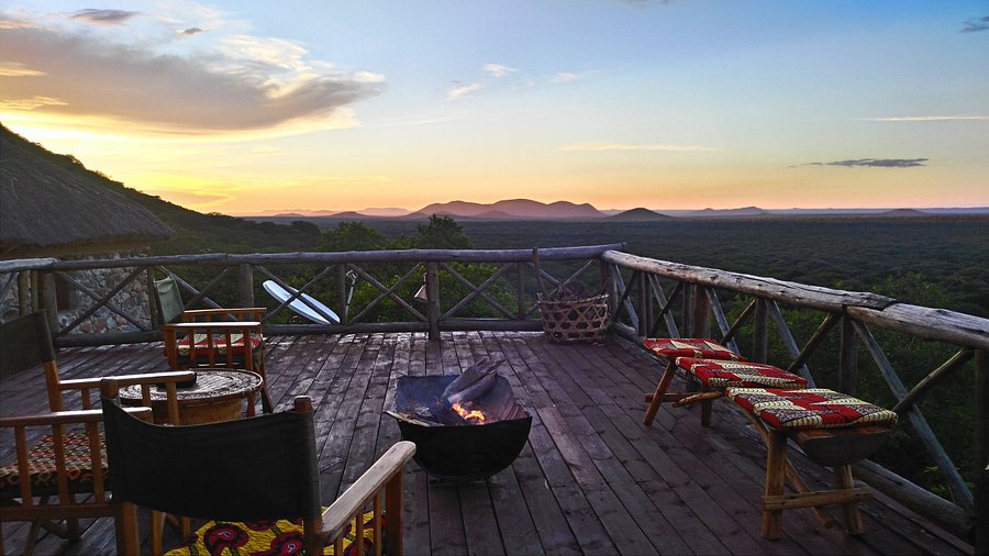 Ruaha Hilltop Lodge exterior near Ruaha National Park