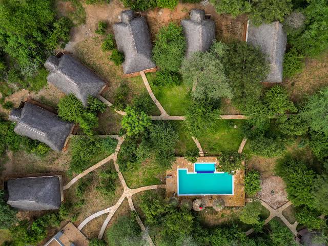 Selous Safari Lodge exterior near Nyerere National Park