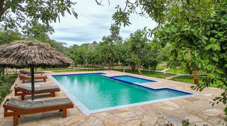 Selous Safari Lodge exterior near Nyerere National Park