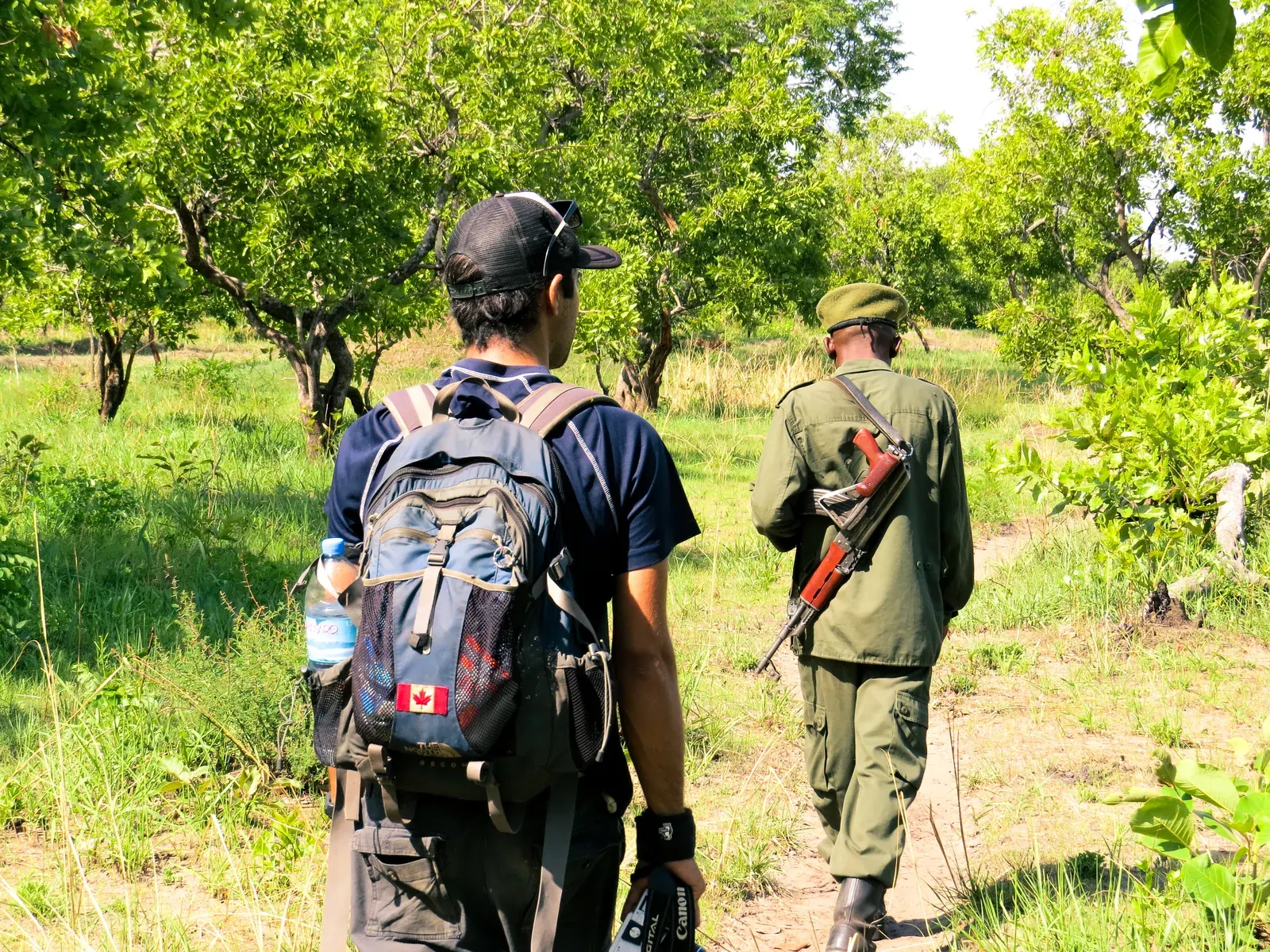 Guided walking safari in Katavi National Park, Tanzania