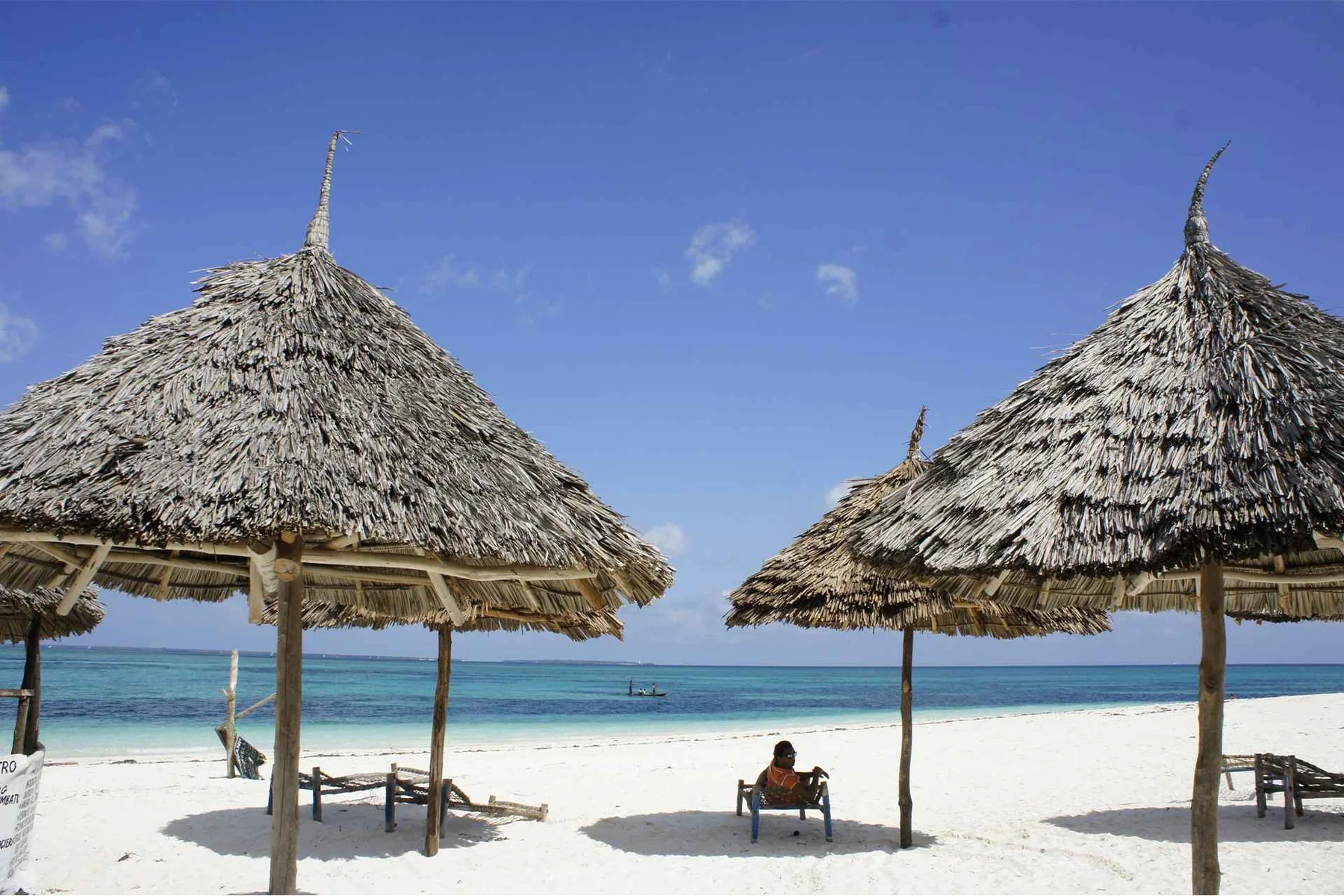 Zanzibar beach setting